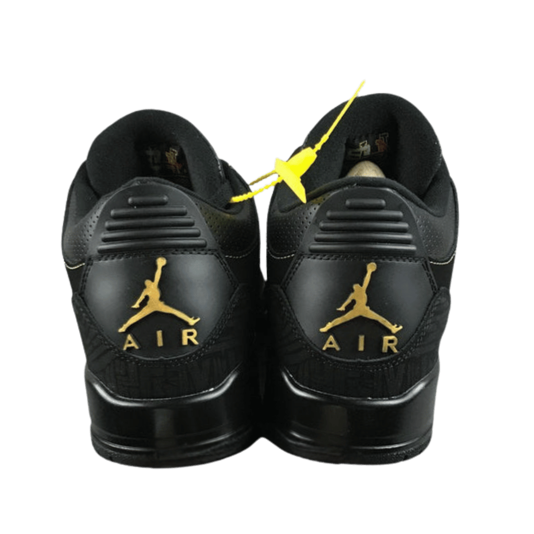 Air Jordan 3 Retro BMH Black Metallic Gold