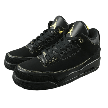 Air Jordan 3 Retro BMH Black Metallic Gold