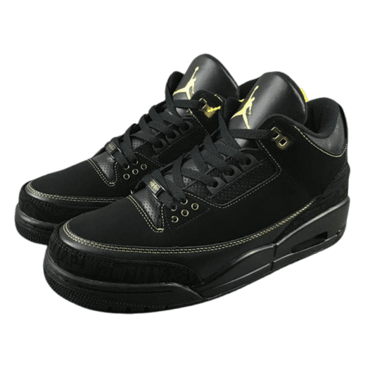 Air Jordan 3 Retro BMH Black Metallic Gold