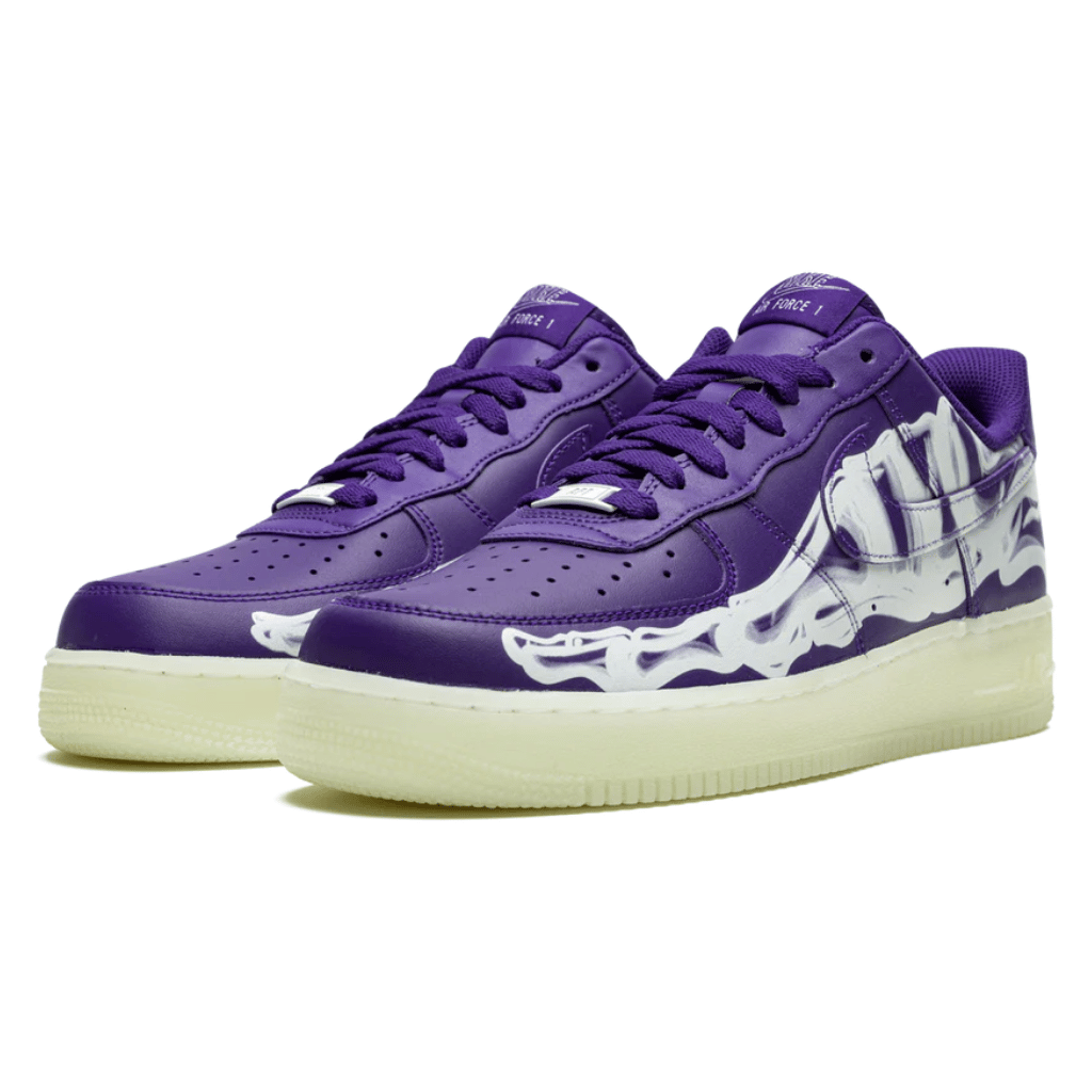 Air Force 1 Low '07 QS "Purple Skeleton Halloween"